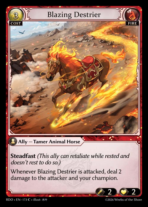[Fire] Blazing Destrier [RDO-173-C]