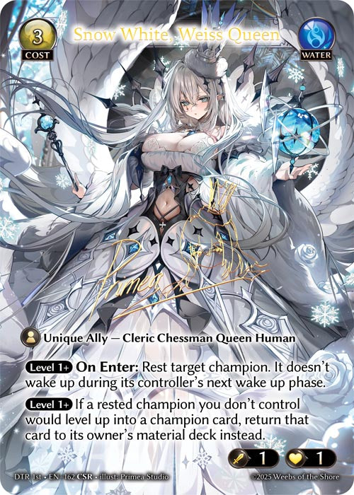 [Water] Snow White, Weiss Queen CSR [DTR 1st-162-CSR]