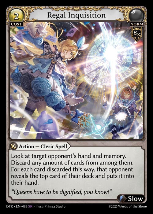 [Exalted] Regal Inquisition FOIL [DTR-083-SR]