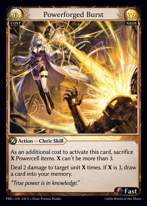 [Neos] Powerforged Burst FOIL [PRD-239-R]