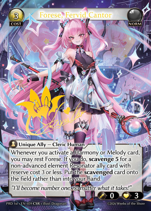 [Norm] Forese, Fervid Cantor CSR [PRD 1st-059-CSR]
