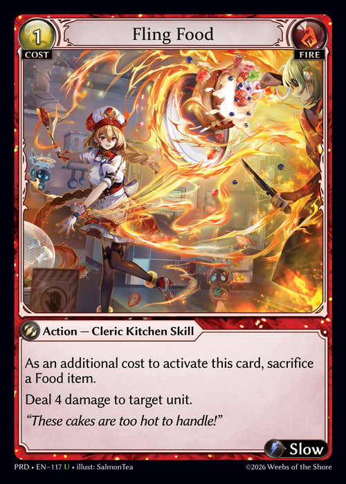 [Fire] Fling Food FOIL [PRD-117-U]