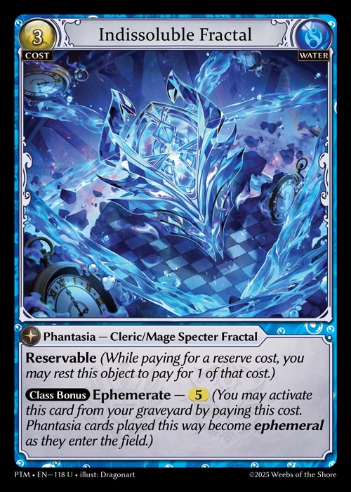 [Water] Indissoluble Fractal [PTM-118-U]