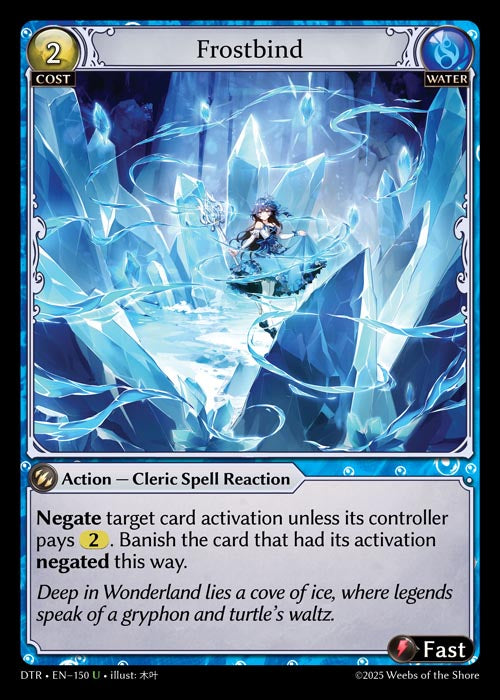 [Water] Frostbind [DTR-150-U]
