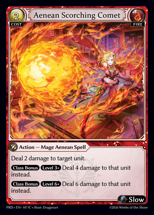 [Fire] Aenean Scorching Comet [PRD-107-C]
