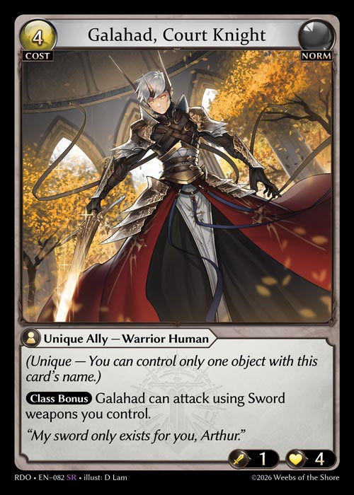 [Norm] Galahad, Court Knight [RDO-082-SR]
