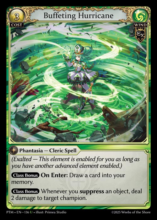 [Exalted] Buffeting Hurricane [PTM-136-U]