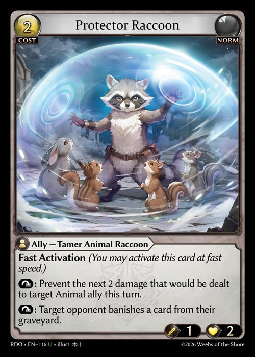 [Norm] Protector Raccoon [RDO-116-U]