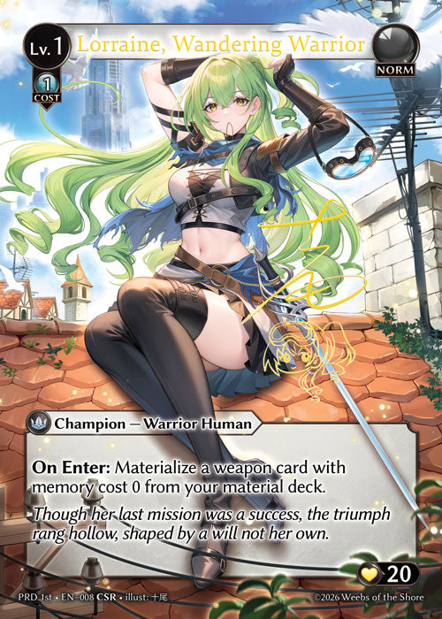 [Norm] Lorraine, Wandering Warrior CSR [PRD 1st-008-CSR]