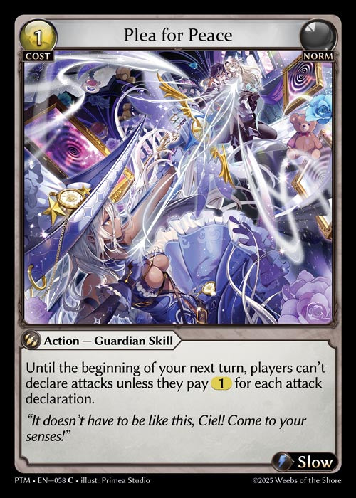 [Norm] Plea for Peace CURIO FOIL [PTM-058-C]