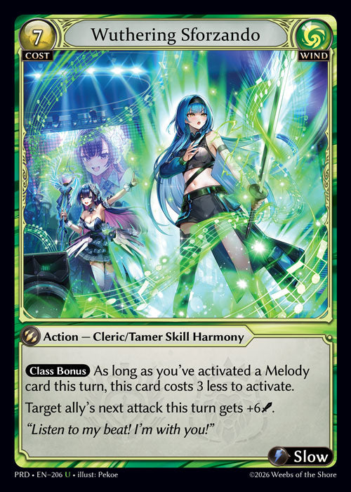 [Wind] Wuthering Sforzando [PRD-206-U]