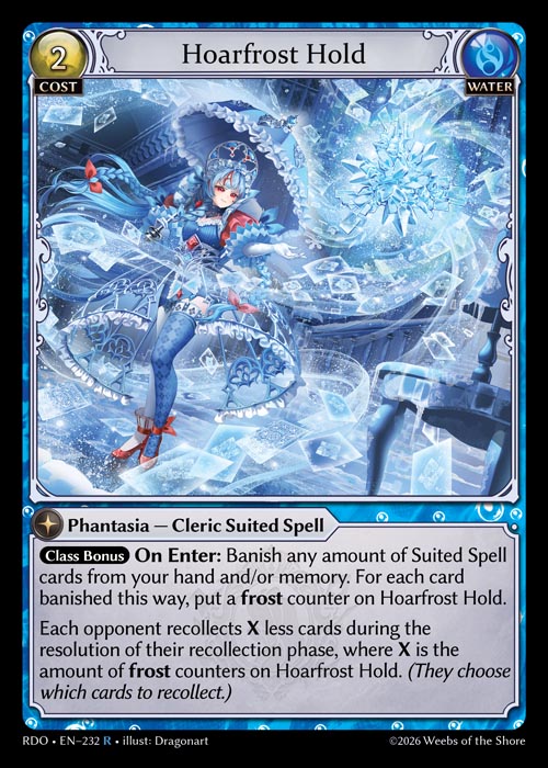 [Water] Hoarfrost Hold FOIL [RDO-232-R]