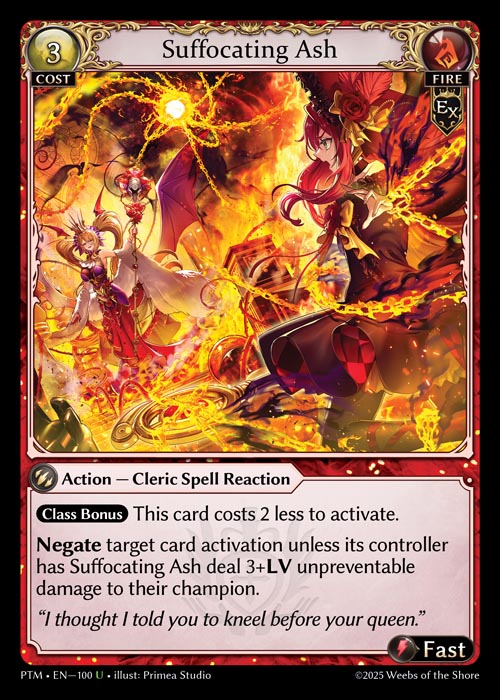 [Exalted] Suffocating Ash [PTM-100-U]