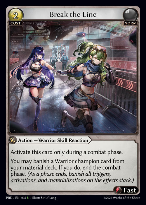 [Norm] Break the Line [PRD-035-U]