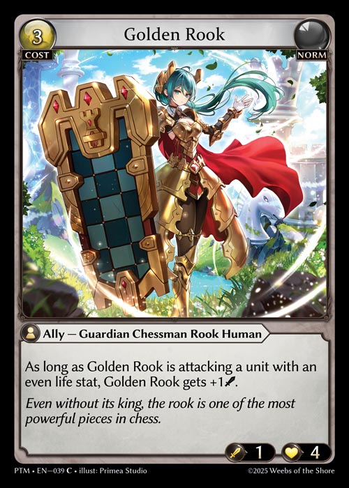 [Norm] Golden Rook CURIO FOIL [PTM-039-C]