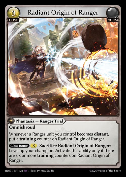 [Norm] Radiant Origin of Ranger FOIL [RDO-122-SR]