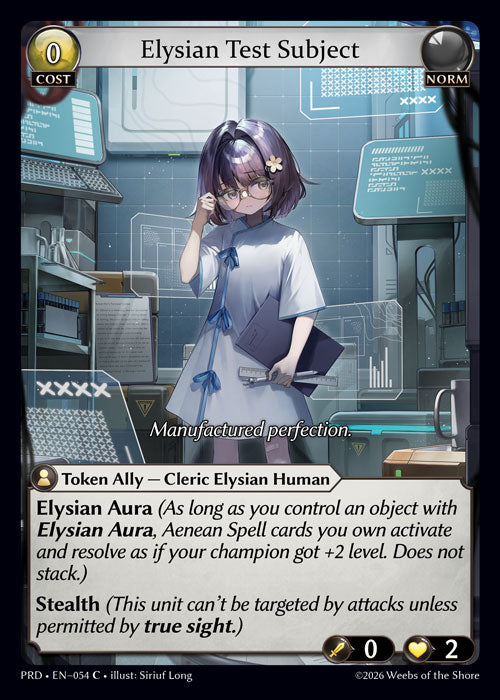 [Norm] Elysian Test Subject FOIL [PRD-054-C]