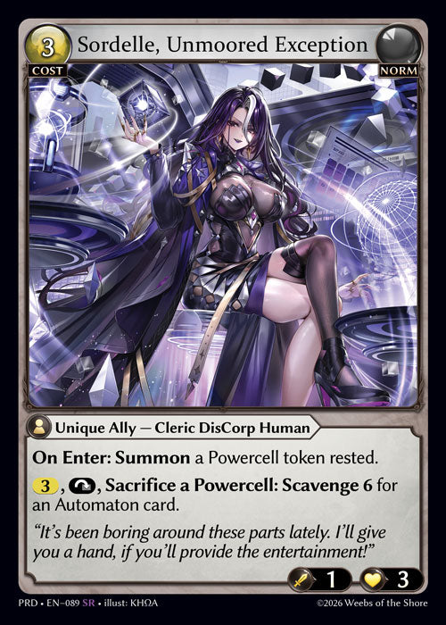 [Norm] Sordelle, Unmoored Exception [PRD-089-SR]