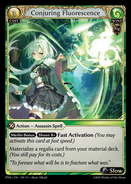 [Exalted] Conjuring Fluorescence FOIL [PTM-139-SR]