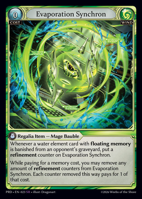 [Wind] Evaporation Synchron FOIL [PRD-023-SR]