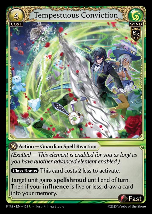 [Exalted] Tempestuous Conviction CURIO FOIL [PTM-155-U]