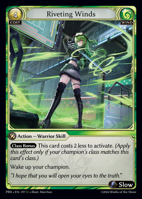 [Wind] Riveting Winds FOIL [PRD-197-U]