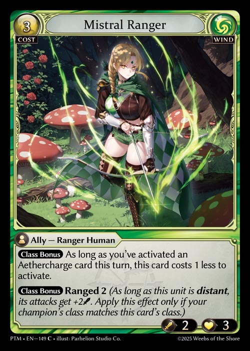 [Wind] Mistral Ranger FOIL [PTM-149-C]