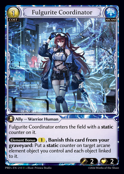 [Arcane] Fulgurite Coordinator FOIL [PRD-213-U]