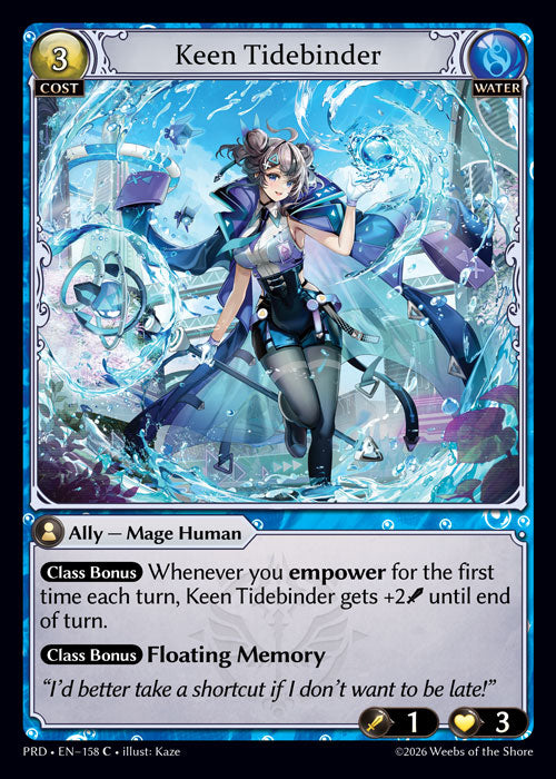 [Water] Keen Tidebinder [PRD-158-C]