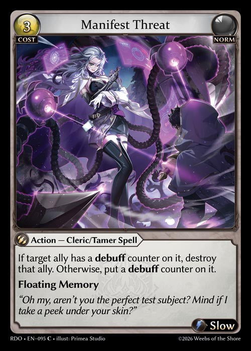 [Norm] Manifest Threat FOIL [RDO-095-C]