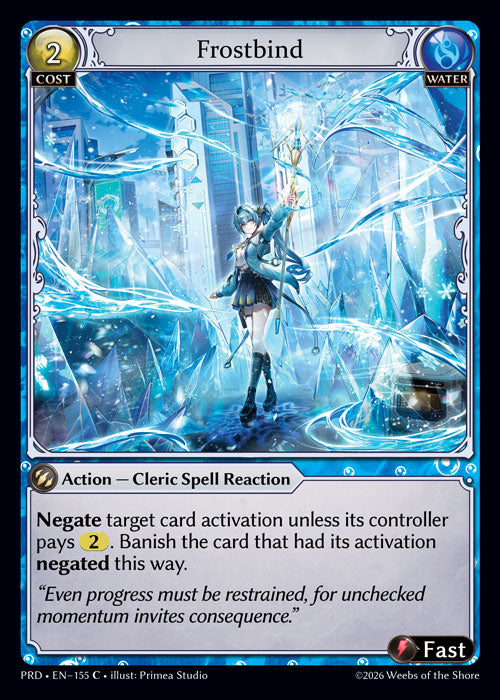 [Water] Frostbind FOIL [PRD-155-C]