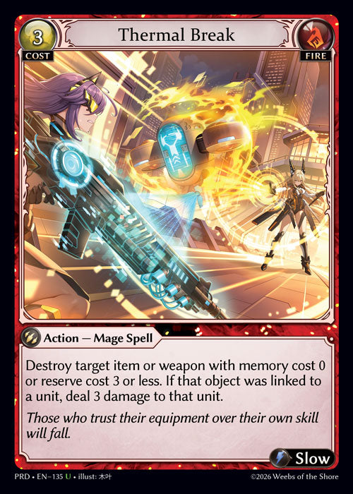 [Fire] Thermal Break FOIL [PRD-135-U]