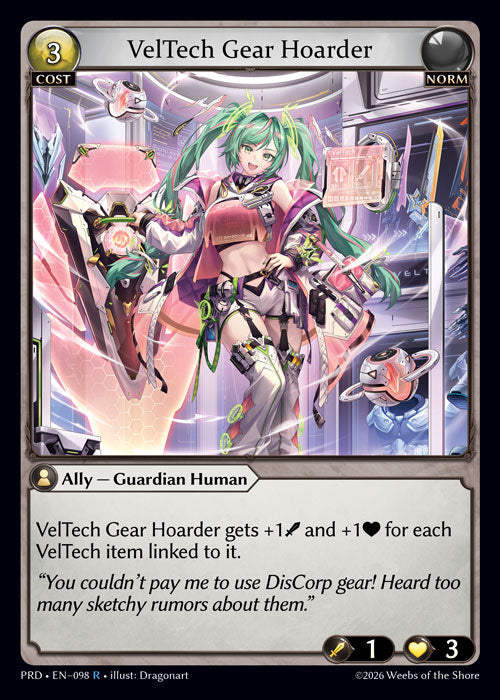 [Norm] VelTech Gear Hoarder FOIL [PRD-098-R]