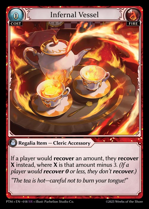 [Fire] Infernal Vessel [PTM-018-SR]