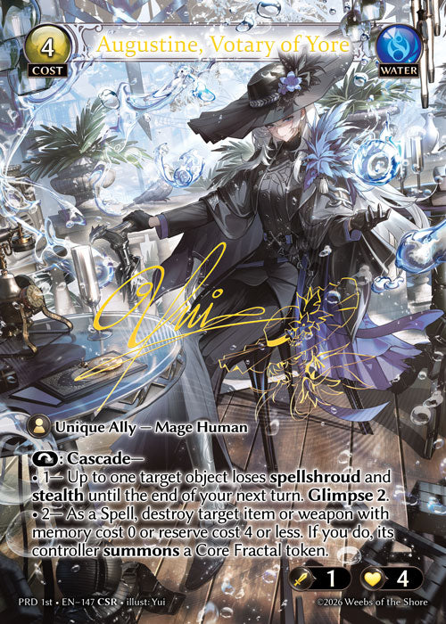 [Water] Augustine, Votary of Yore CSR [PRD 1st-147-CSR]