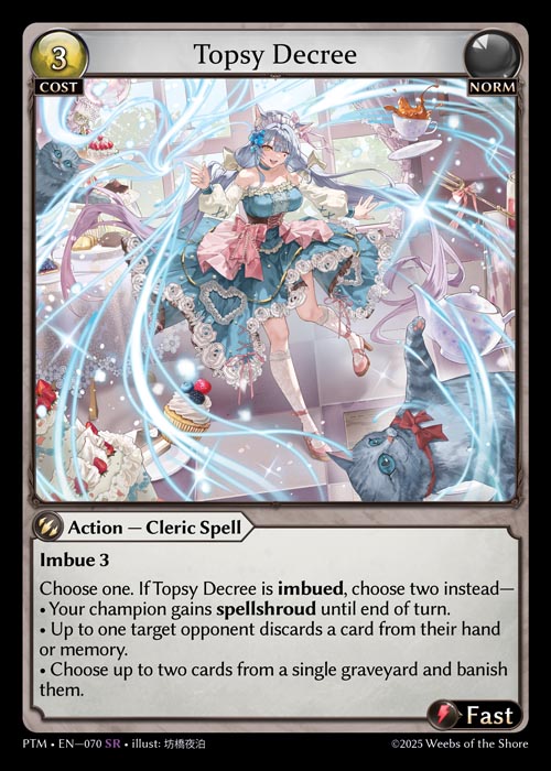 [Norm] Topsy Decree [PTM-070-SR]
