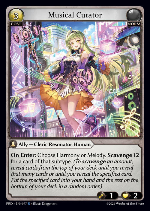 [Norm] Musical Curator [PRD-077-R]