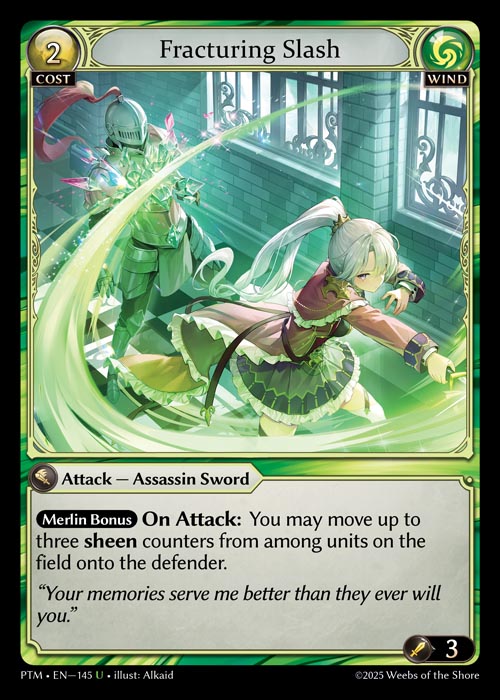 [Wind] Fracturing Slash FOIL [PTM-145-U]