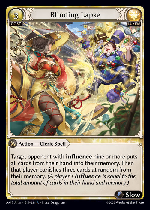 [Luxem] Blinding Lapse FOIL [AMB Alter-231-R]