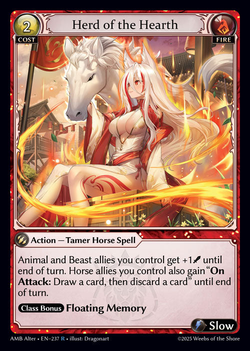 [Fire] Herd of the Hearth FOIL [AMB Alter-237-R]