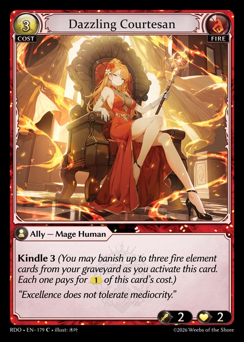 [Fire] Dazzling Courtesan [RDO-179-C]