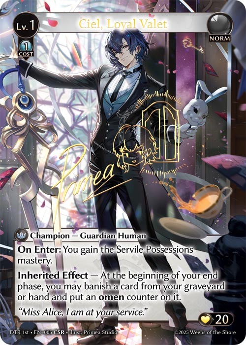 [Norm] Ciel, Loyal Valet CSR [DTR 1st-005-CSR]