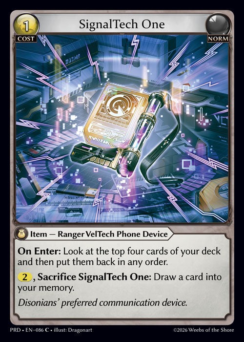 [Norm] SignalTech One CURIO FOIL [PRD-086-C]