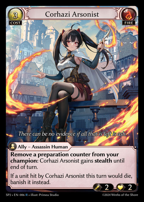 [Fire] Corhazi Arsonist FOIL [SP2 006-R]