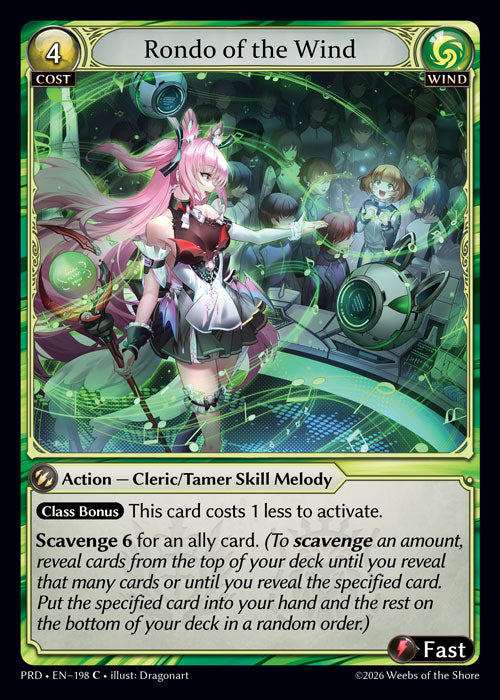 [Wind] Rondo of the Wind FOIL [PRD-198-C]