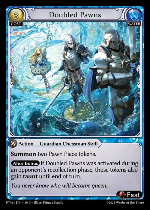 [Water] Doubled Pawns CURIO FOIL [PTM-110-U]