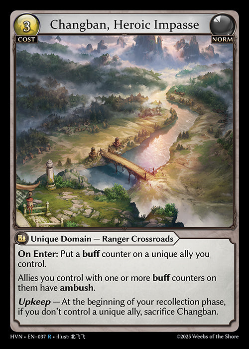 [Norm] Changban, Heroic Impasse FOIL [HVN-037-R]