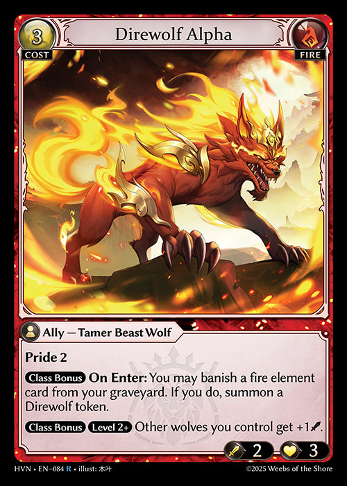 [Fire] Direwolf Alpha FOIL [HVN-084-R]