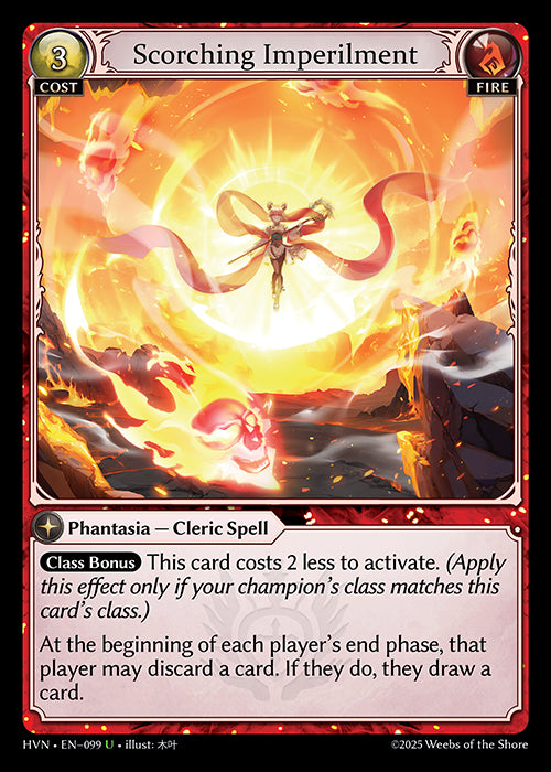 [Fire] Scorching Imperilment FOIL [HVN-099-U]