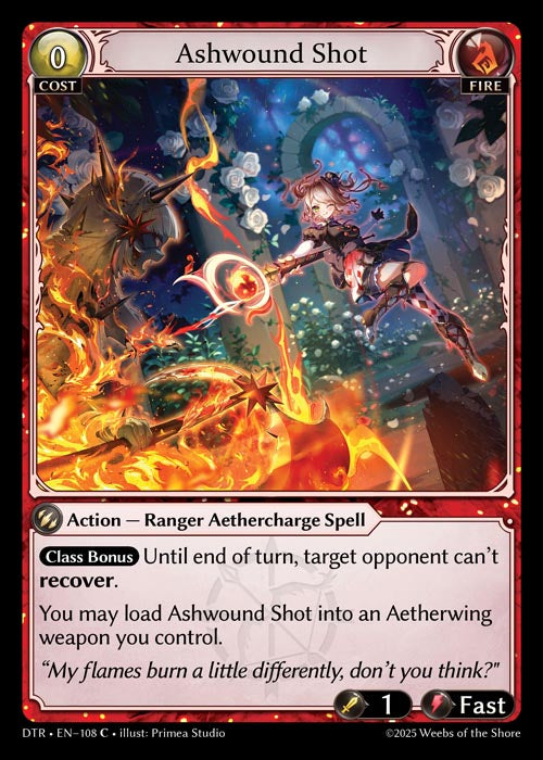 [Fire] Ashwound Shot FOIL [DTR-108-C]